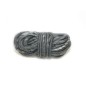 Preview: Filzschnur grau Glitzer 5mm 10m
